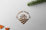 Modern Dairy Farm Logo Design, a Branding & Logo Template by YUDesignStore (Thumbnail 8 of 8)