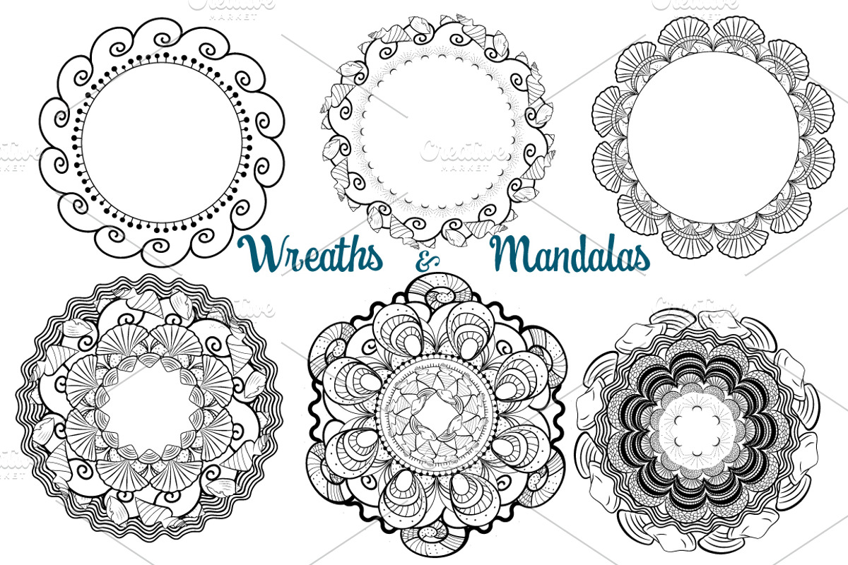 Summer collection mandala brushes, a Brush Add-On by MM Studio (Photo 7 of 12)