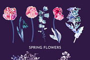 Alcohol Ink Flowers and Leaves, an Object Graphic by JSolomatina (Thumbnail 6 of 10)