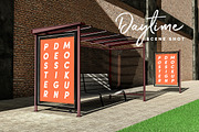 Poster Design Mockup (Bus Stop), a Print Template by illustrated (Thumbnail 2 of 14)