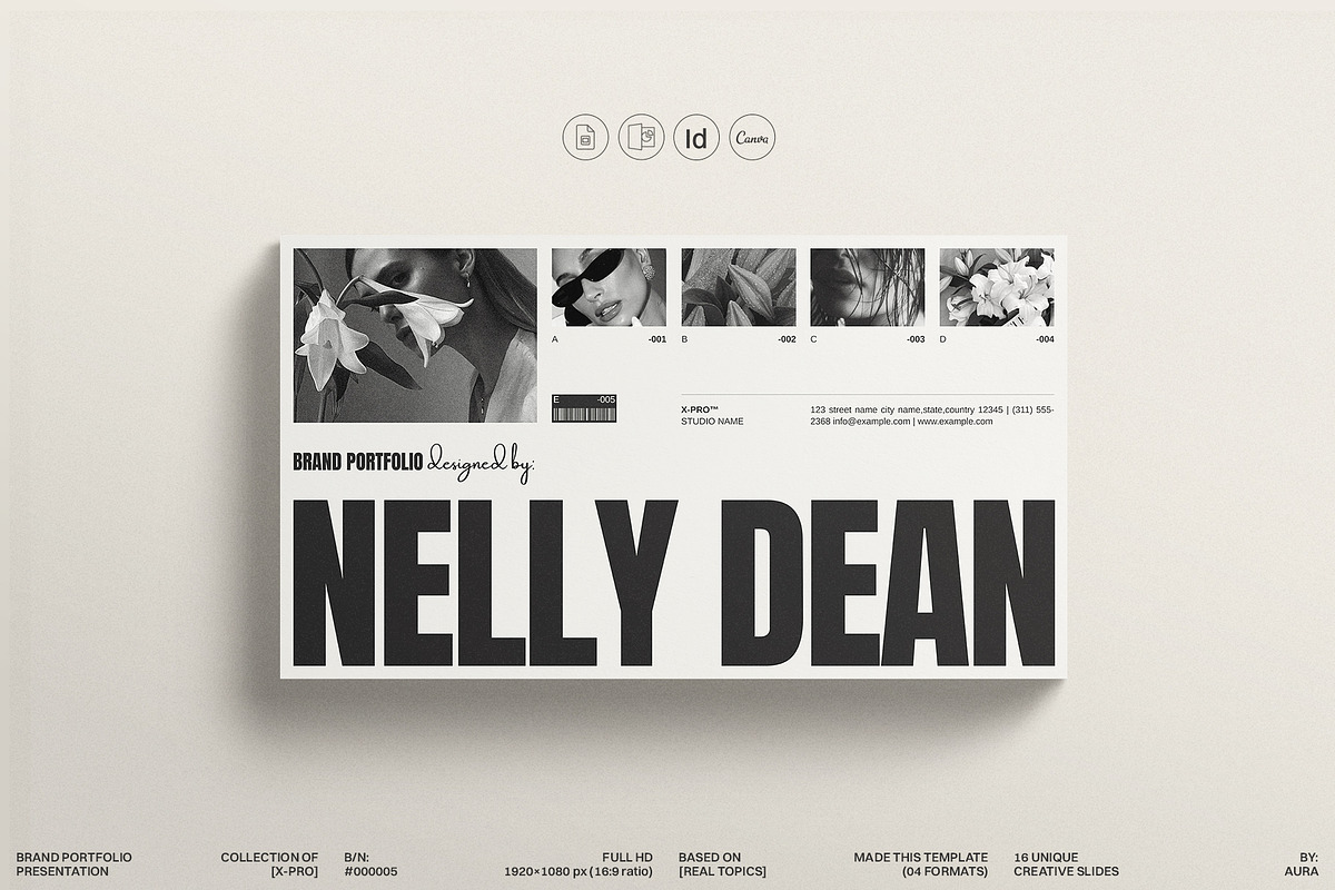 Brand Portfolio Presentation Template preview 8