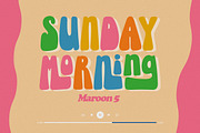 Blowing Vesicle - Psychedelic Font, a Font by Letterhend Studio (Thumbnail 6 of 8)