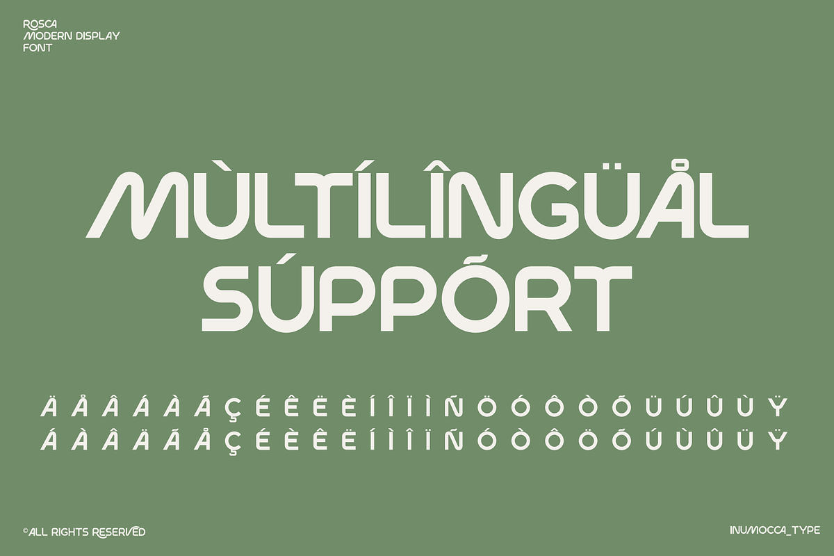 Rosca, a Sans Serif Font by inumocca_type (Photo 13 of 14)