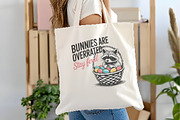 Bunnies are overrated stay feral PNG, an Illustration by Watercolor design (Thumbnail 5 of 6)