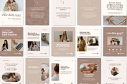 Coach Carousel Instagram Posts Beige, a Social Media Template by DigiPax (Thumbnail 3 of 11)