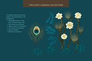 Twilight Garden Vintage Collection, a Decorative Illustration by StudioLapis (Thumbnail 3 of 8)