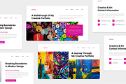Creative & Art Google Slide, a Presentation Template by Annora Studio (Thumbnail 4 of 5)