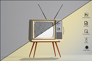 Retro Tv Mockup Pack, a Household Mockup by GraphicVil (Thumbnail 8 of 23)