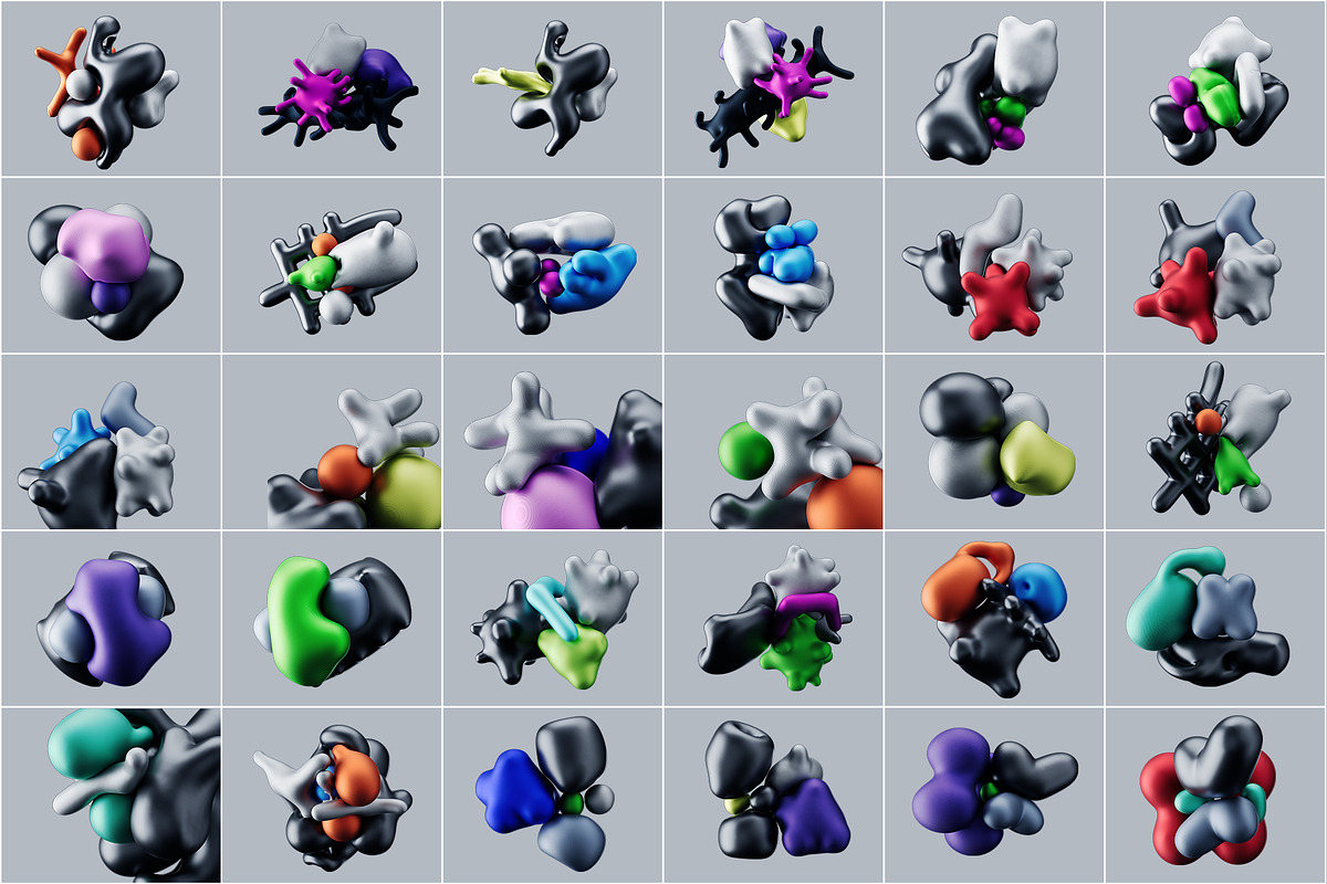 Trendy 3D Abstract Shapes Pack, a Technology Illustration by MindMuse (Photo 2 of 11)
