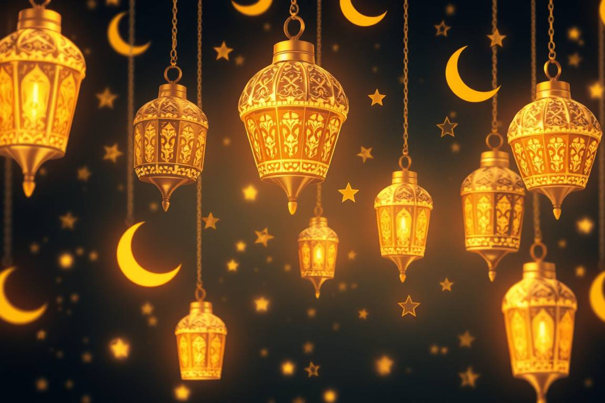 32 PNG Golden Islamic Lantern Patter, a Pattern Graphic by adenpinkstore (Photo 15 of 17)