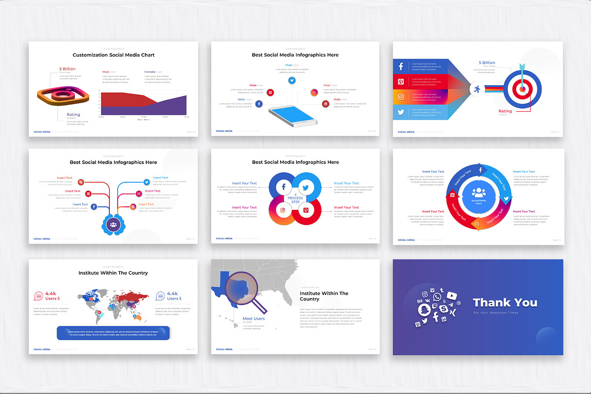 Social Media Strategy Presentation, a Presentation Template by SlideStack (Photo 5 of 5)