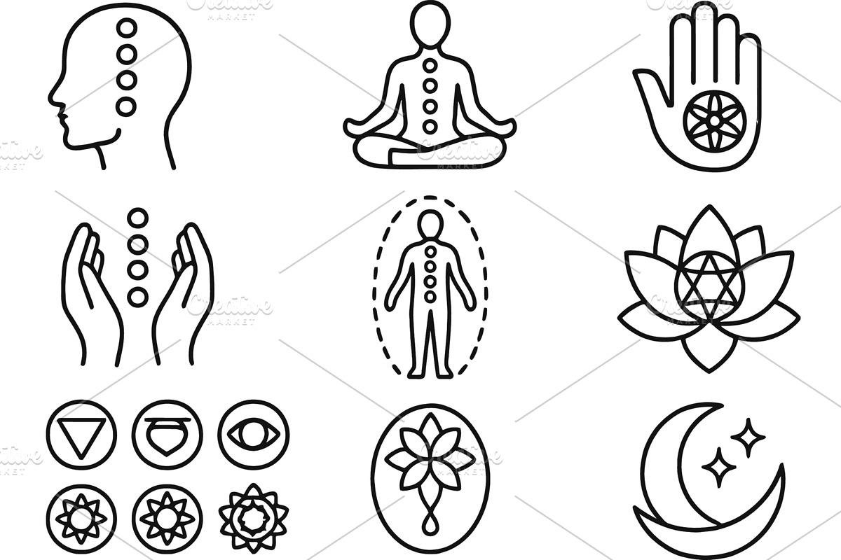 Vector illustration of chakra, an Object Illustration by ZinetroN
