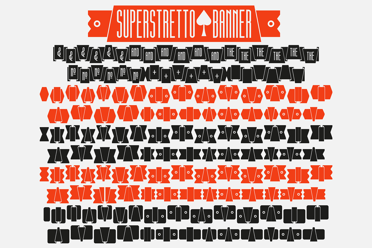 Superstretto Family banner font, a Sans Serif Font by Bellini studio (Photo 12 of 17)