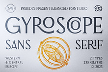 Gyroscope Sans & Serif Font Duo