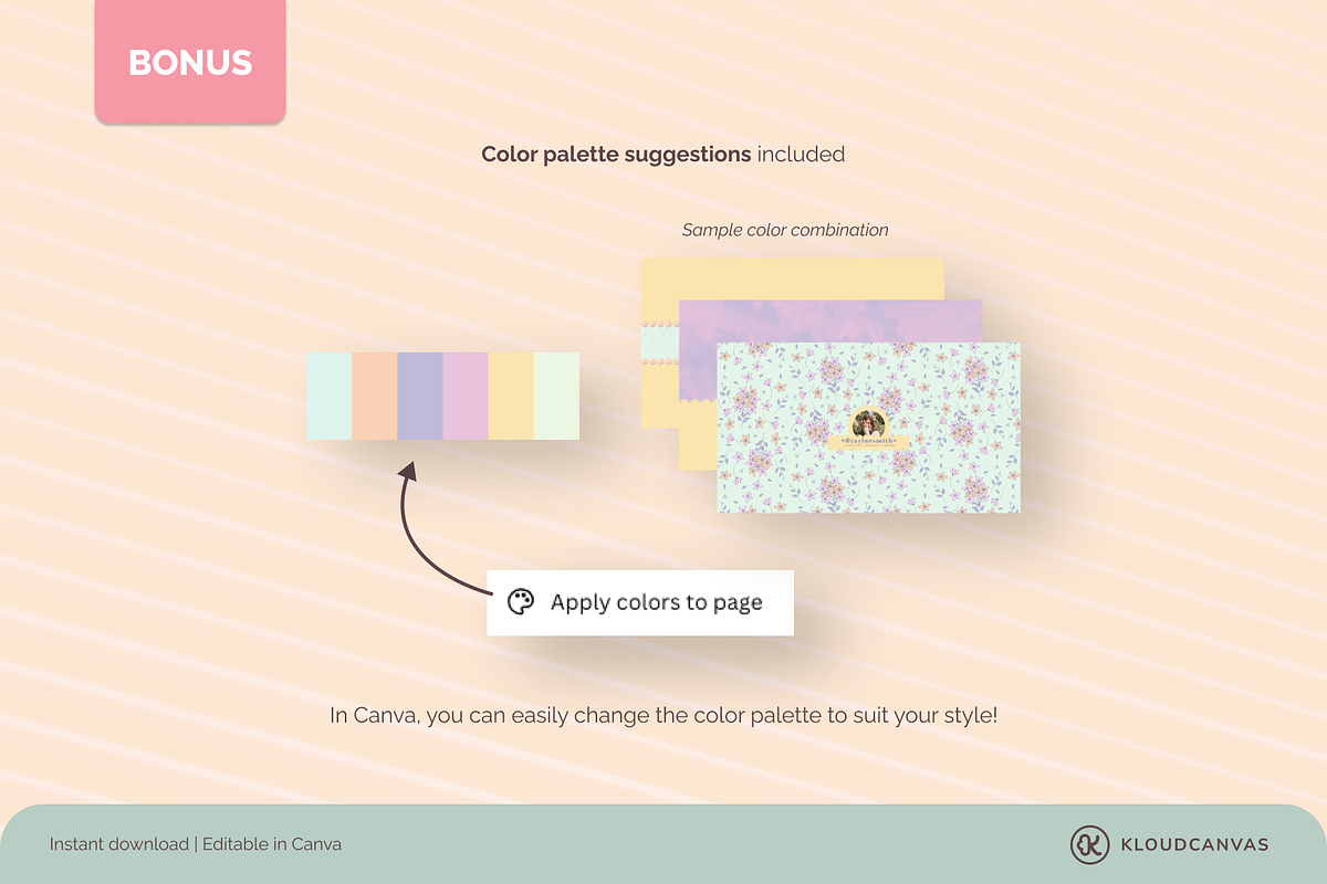 YouTube Branding Kit - Pink Coquette, a Social Media Template by KloudCanvas (Photo 7 of 8)