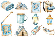 Summer Camping Clipart, an Illustration by Designworld (Thumbnail 2 of 6)