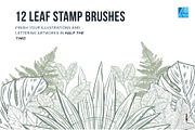 87 Floral Affinity Stamp Brushes, a Brush Add-On by Riveros Illustration (Thumbnail 7 of 11)