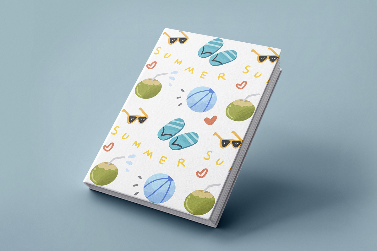 Summer seamless pattern Vol 01, a Pattern Graphic by RizkaNurfazrina (Photo 6 of 7)