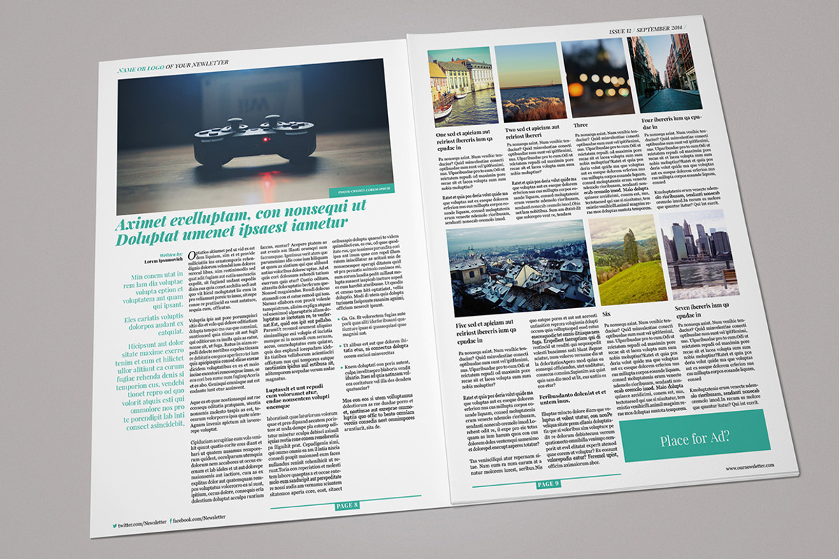 Multiformat Newspaper, a Magazine Template by IndieStock (Photo 4 of 5)