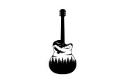 Nature Landscape Guitar Silhouette, an Object Illustration by Creativeshirt (Thumbnail 23 of 31)