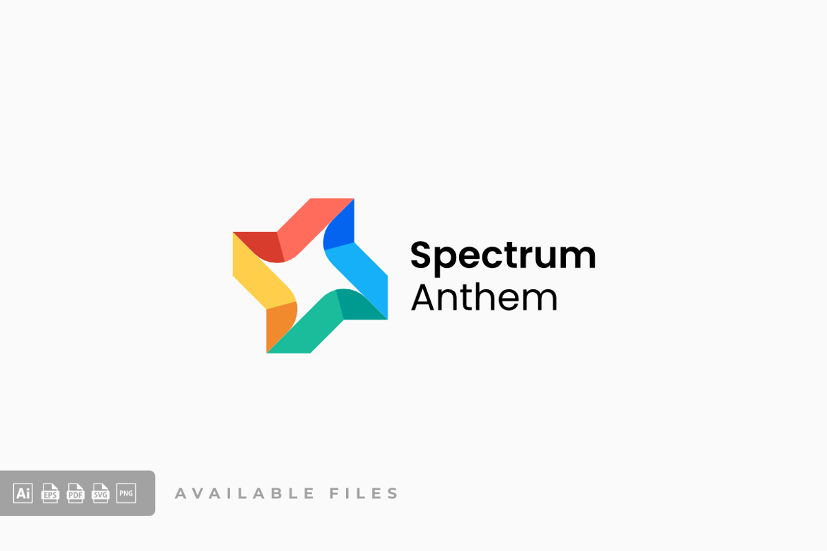 Spectrum Gradient Colorful Logo, a Branding & Logo Template by ivan_artnivora