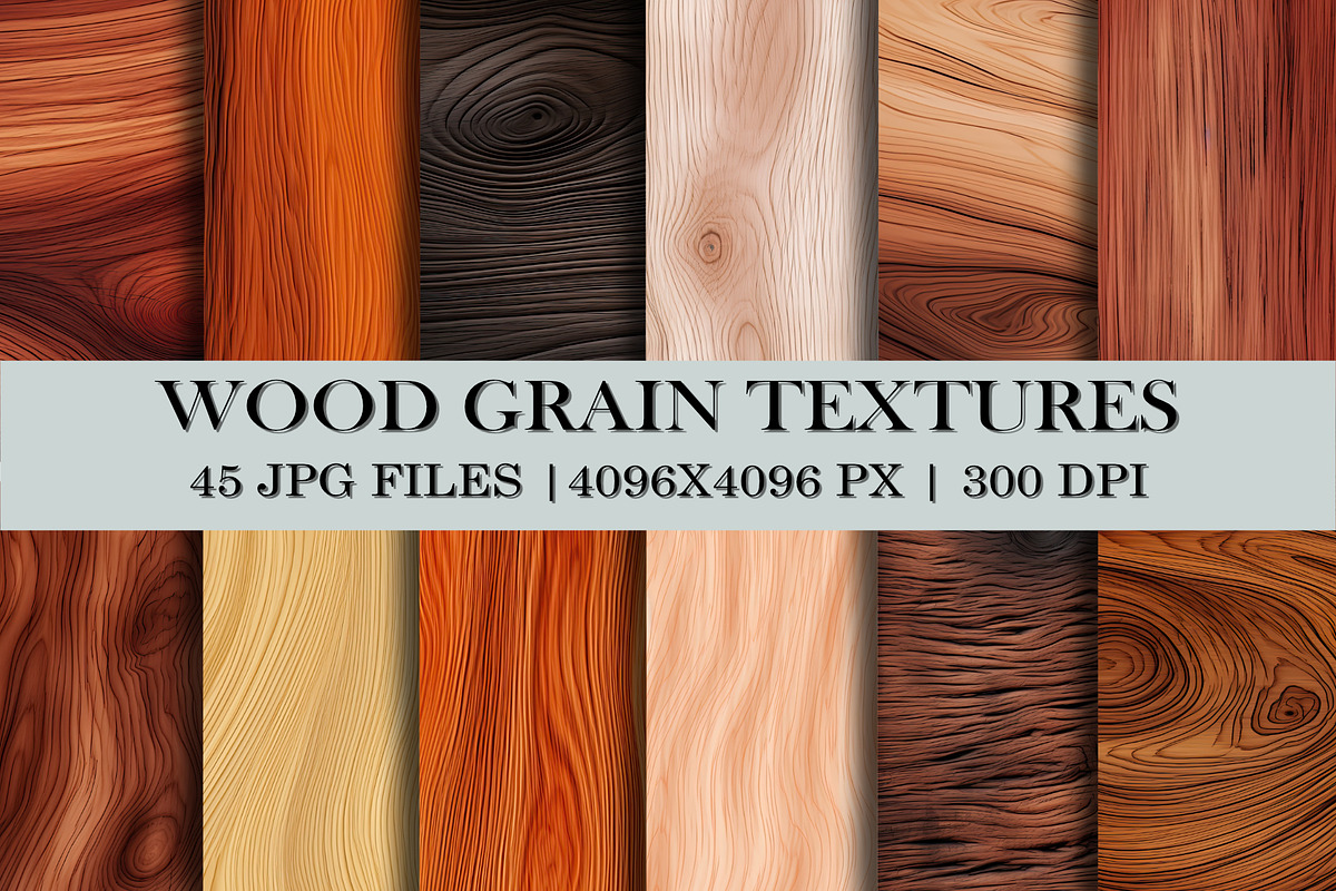 Wood Grain Textures, Wood Background, a Background Graphic by CropUp Creative (Photo 1 of 3)