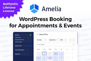 Amelia Pro Official License, a WordPress Template by Ninja On Deck