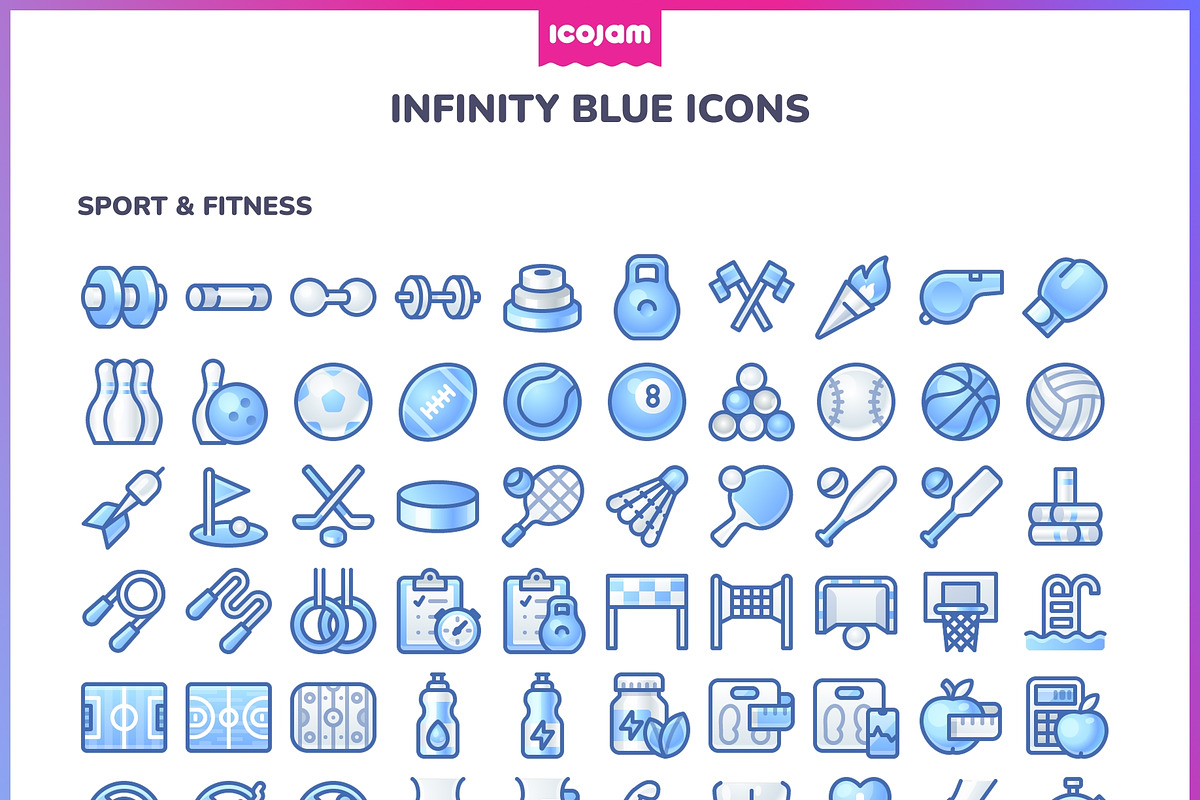 2100+ Infinity Blue icons, a Duotone Icon by Icojam store (Photo 11 of 12)