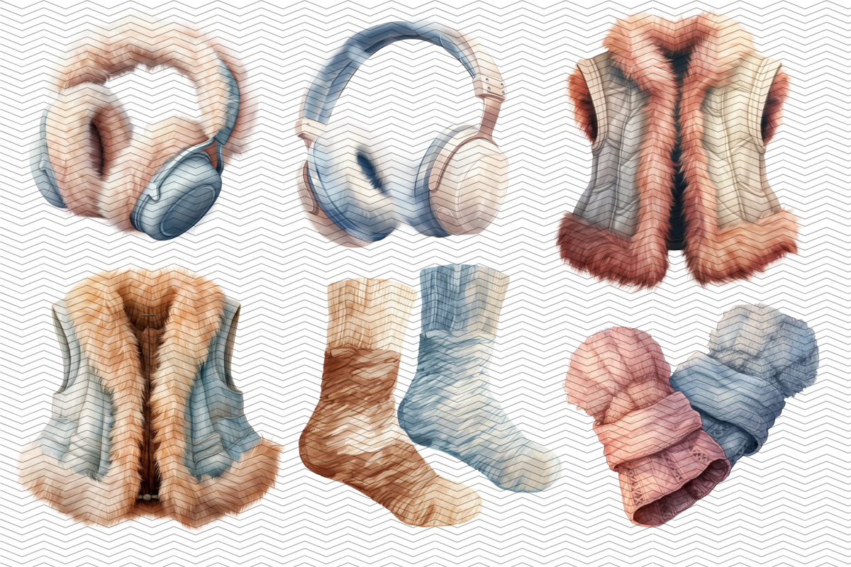 Winter Fashion Girl Clipart, an Object Illustration by Digital Xpress (Photo 2 of 5)