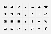 Mecha - block font, a Font by SelfBuild Type (Thumbnail 11 of 13)
