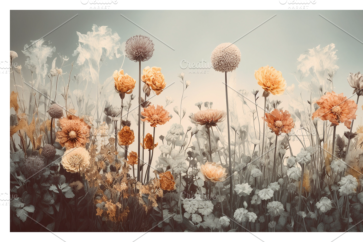 Zewe Collection · Zen Flowerscape, a Texture Illustration by milatovar (Photo 12 of 20)