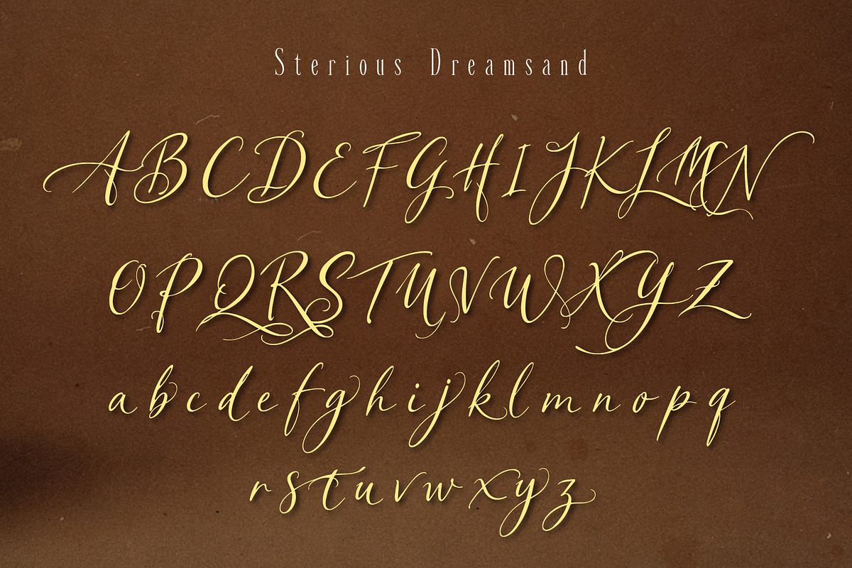 Sterious Dream - Timeless font Trio, a Handwritten Font by HypeWorksCo (Photo 41 of 42)