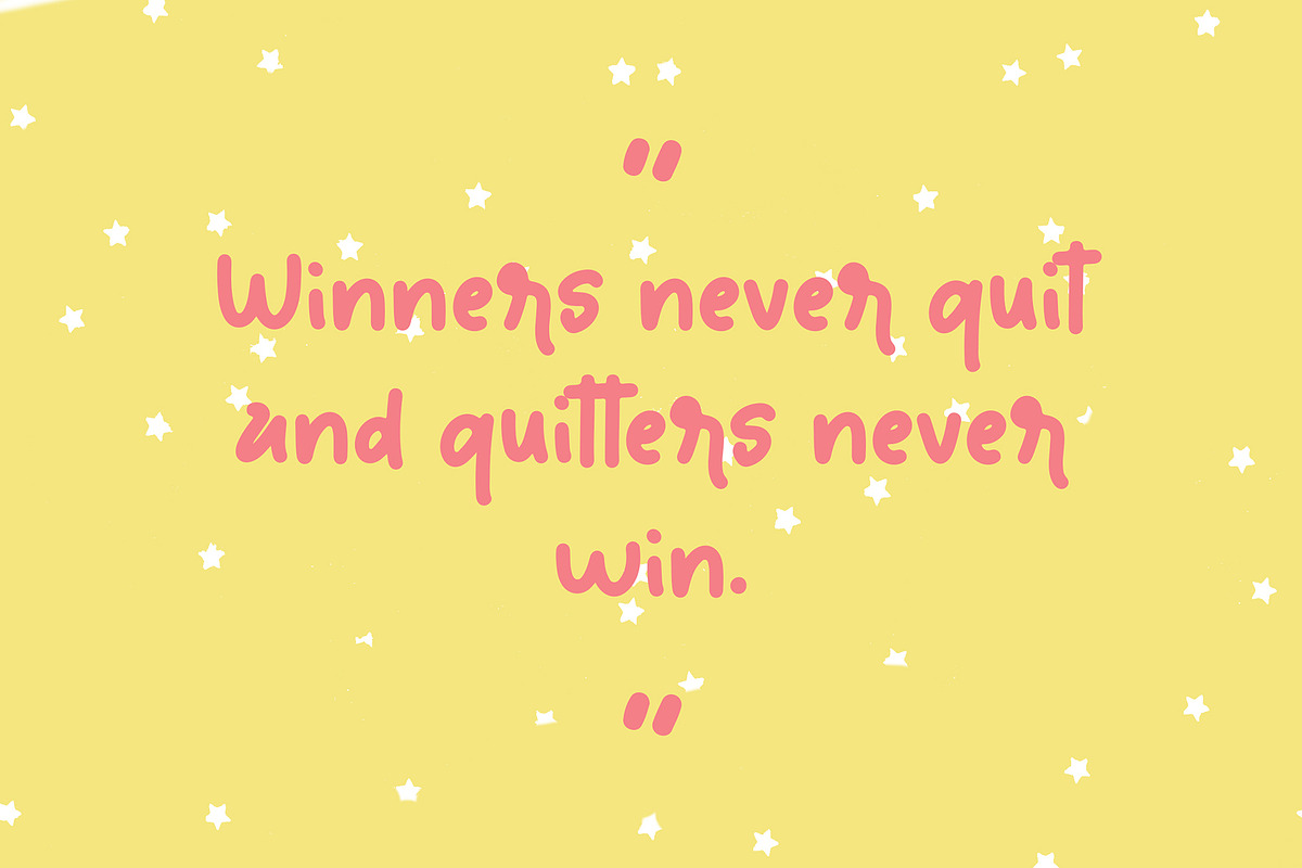 Blue Ribbon Fun Display Font preview 4