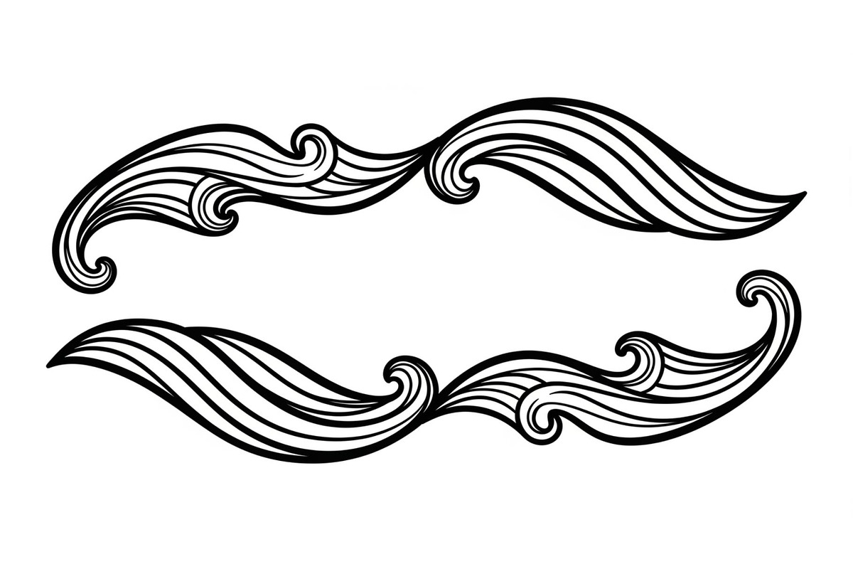 Vintage Wave Ornament Frame Bundle, an Illustration by Designer_Momina (Photo 48 of 51)