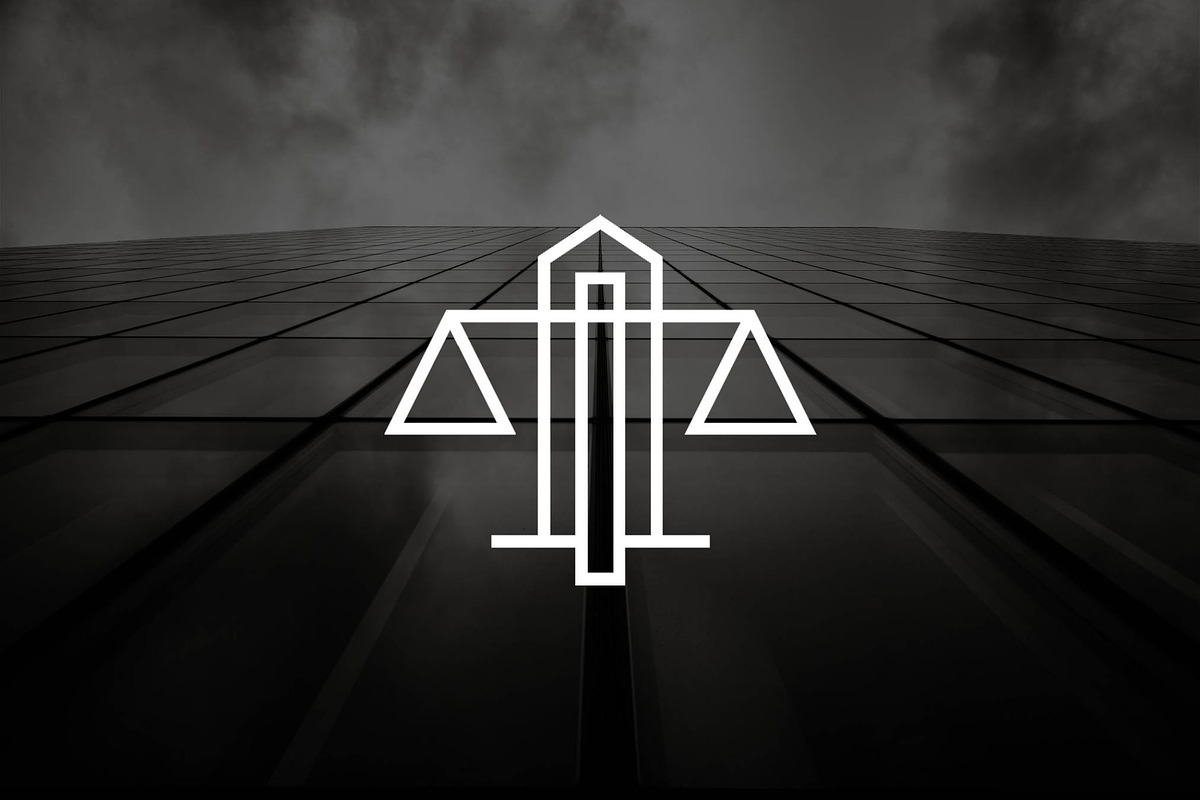 Minimalist Justice Balance Logo, a Branding & Logo Template by Luxury Logos (Photo 2 of 4)