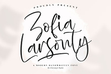 Zofia Larsonty Modern Handwritten