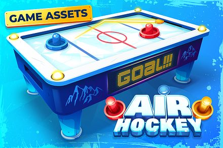 Air Hockey Game Assets