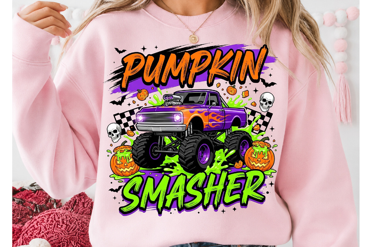 Pumpkin Smasher Halloween PNG, a Seasonal Illustration by DreamCafeArt (Photo 2 of 7)