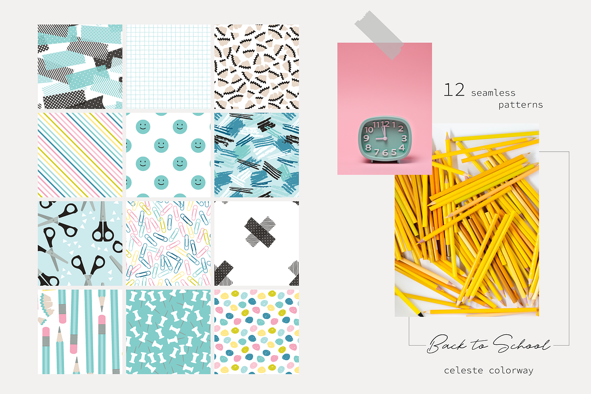 Back to School Vector Collection, an Education Illustration by glasshouse (Photo 3 of 7)
