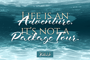 Bostega, a Script Font by kerismaker (Thumbnail 5 of 12)