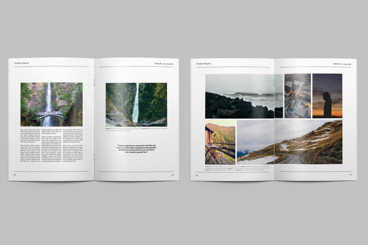 Travellers Magazine, a Magazine Template by Firtana (Photo 8 of 12)