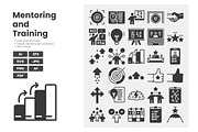 Mentoring and Training Icons, a Solid Icon by erifqizeicon (Thumbnail 3 of 3)