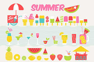 Summer treat illustrations