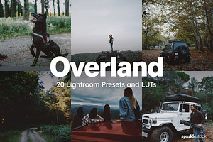 20 Overland Lightroom Presets LUTs