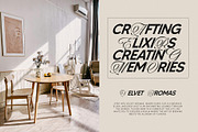 One Step More Modern and Calligraphy, a Sans Serif Font by Graphicxell (Thumbnail 8 of 10)