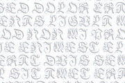 1543 German Deluxe Complete Set, a Blackletter Font by GLC Foundry (Thumbnail 6 of 7)