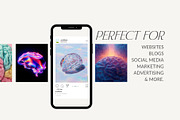 Artistic Human Brain Graphics, an Object Graphic by HipFonts (Thumbnail 7 of 10)