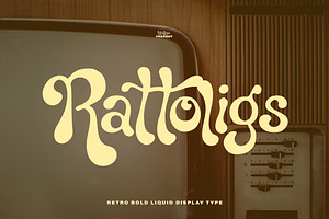 Rattoligs - Retro Dsiplay Font