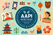 AAPI Heritage Month Collection, a Templates & Theme by Ckybe's Corner (Thumbnail 1 of 5)