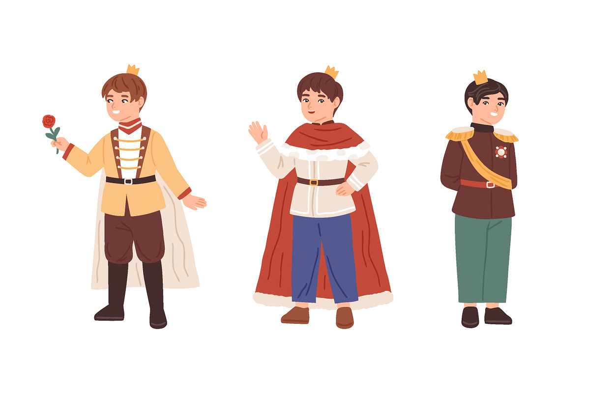 Cute little princes set, a Person Illustration by Good Studio (Photo 3 of 3)